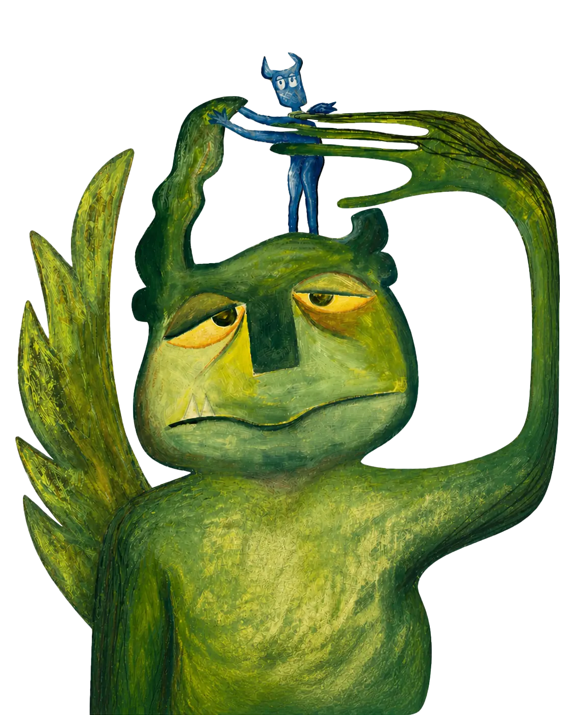 Green Div character